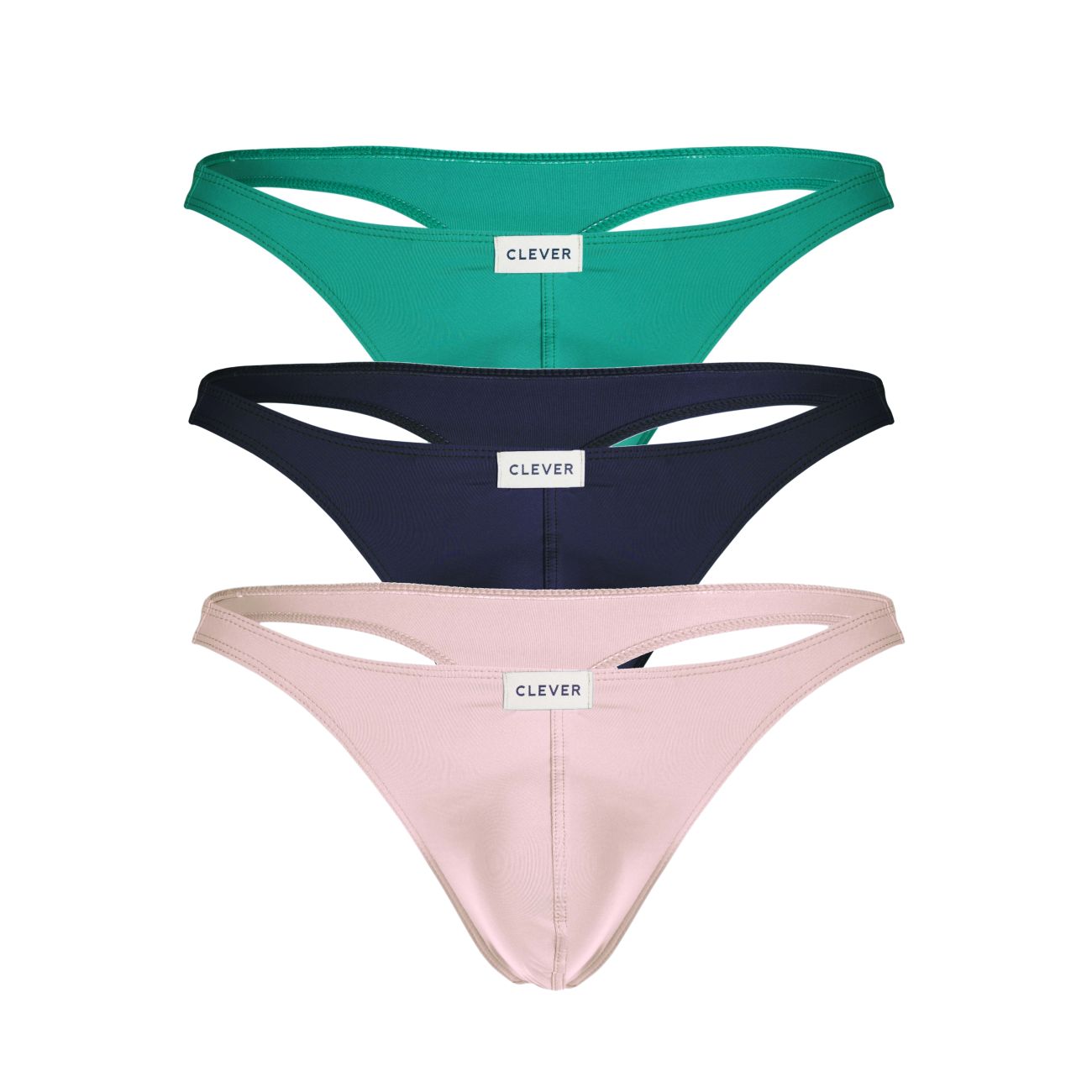 Mens Underwear: Clever 100007 3PK Autralian Latin Thongs - Picture 9 of 9