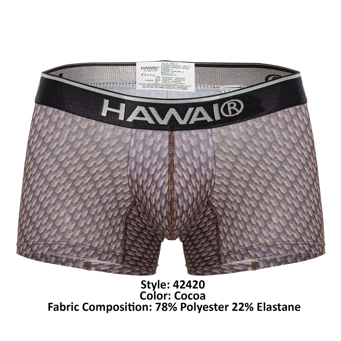 HAWAIR Fashion Boxer Briefs Underwear Trunks for Men. Ropa interior Colombiana - Picture 42 of 106